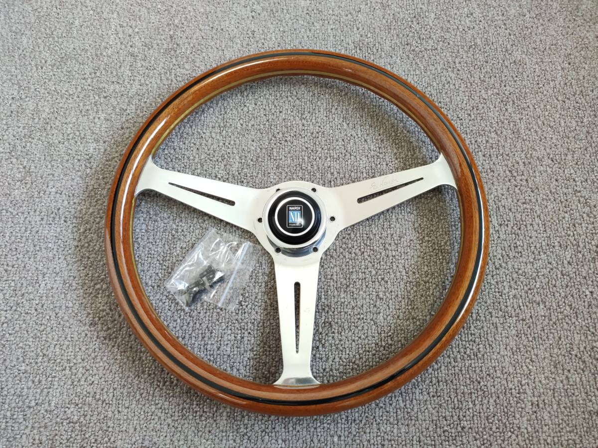 本日限定価格)ナルディクラシック ウッドステアリング 14インチ NARDI