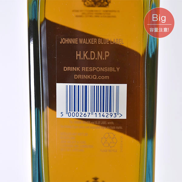 1円～☆古酒☆ジョニーウォーカー ブルーラベル 1000ml/1L 40 