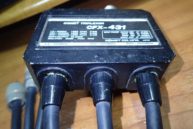 トリプレクサー CFX-431 コメット CFX-431A 144⁄430⁄1200MHz COMET