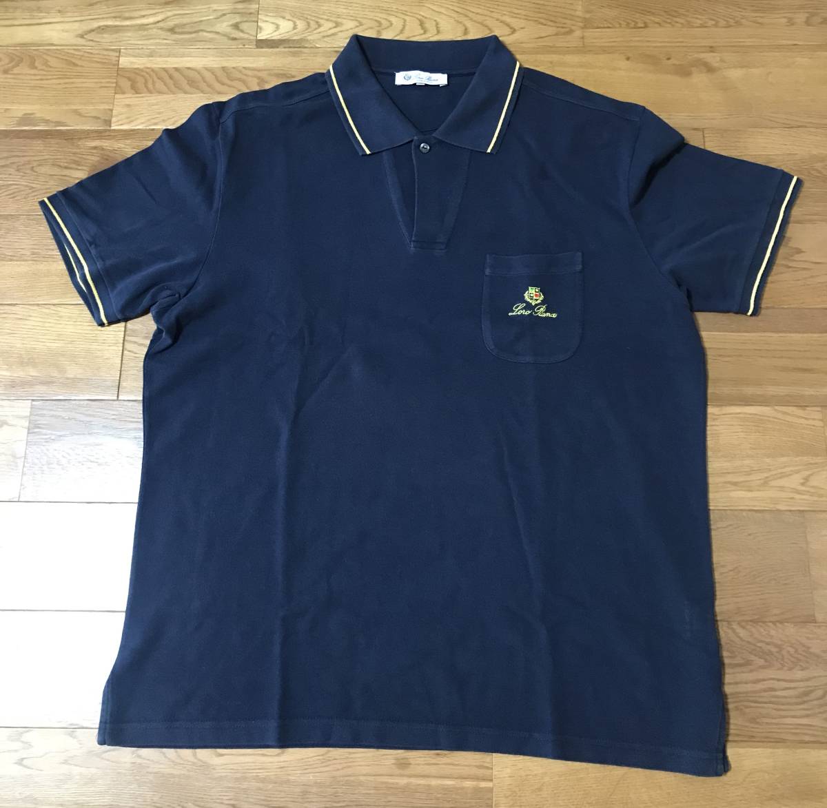 【100%新品，大得価】 １円 ロロピアーナ Loro Piana 紺色ポロシャツ XXL(男性用)｜売買されたオークション情報、yahooの商品情報をアーカイブ公開 - オークファン 男性用