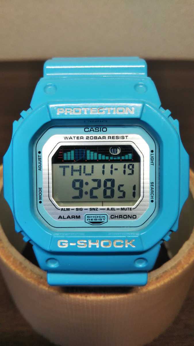 CASIO G-SHOCK GLX-5600A-2JF G-LIDE ターコイズ 水色 タイドグラフ