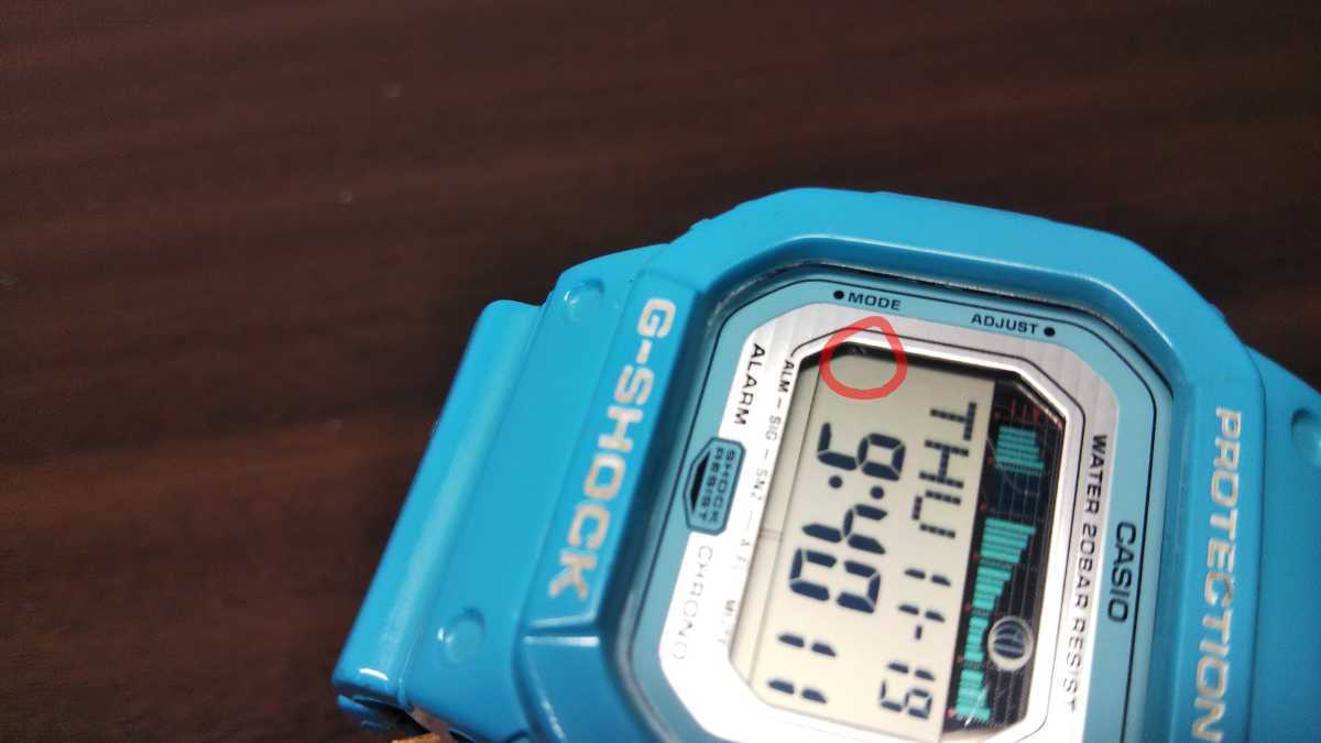 CASIO G-SHOCK GLX-5600A-2JF G-LIDE ターコイズ 水色 タイドグラフ 