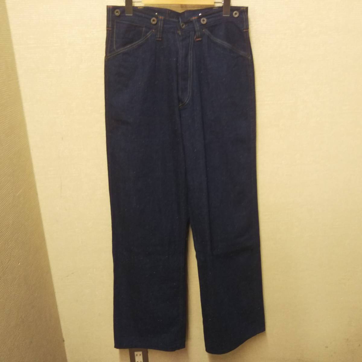 【新作入荷，爆買い】 CAN'T BUST 'EM LOT039 実名復刻 デニムワークパンツ サスペンダーボタン シンチバック W32 L35 キャントバステム 東洋(W32～)｜売買されたオークション情報、yahooの商品情報をアーカイブ公開 W32～