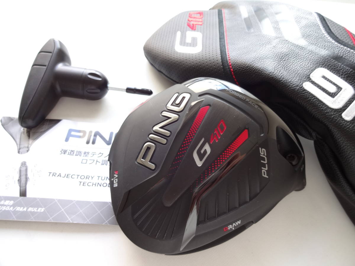 1ラウンド使用のみ超 税込 日本仕様 PING G410 PLUS ドライバー 9&deg;ヘッド ヘッドカバー.レンチ付 渋野プロ使用モデル(ピン)｜売買されたオークション情報、yahooの商品情報をアーカイブ公開 - 男性右きき用