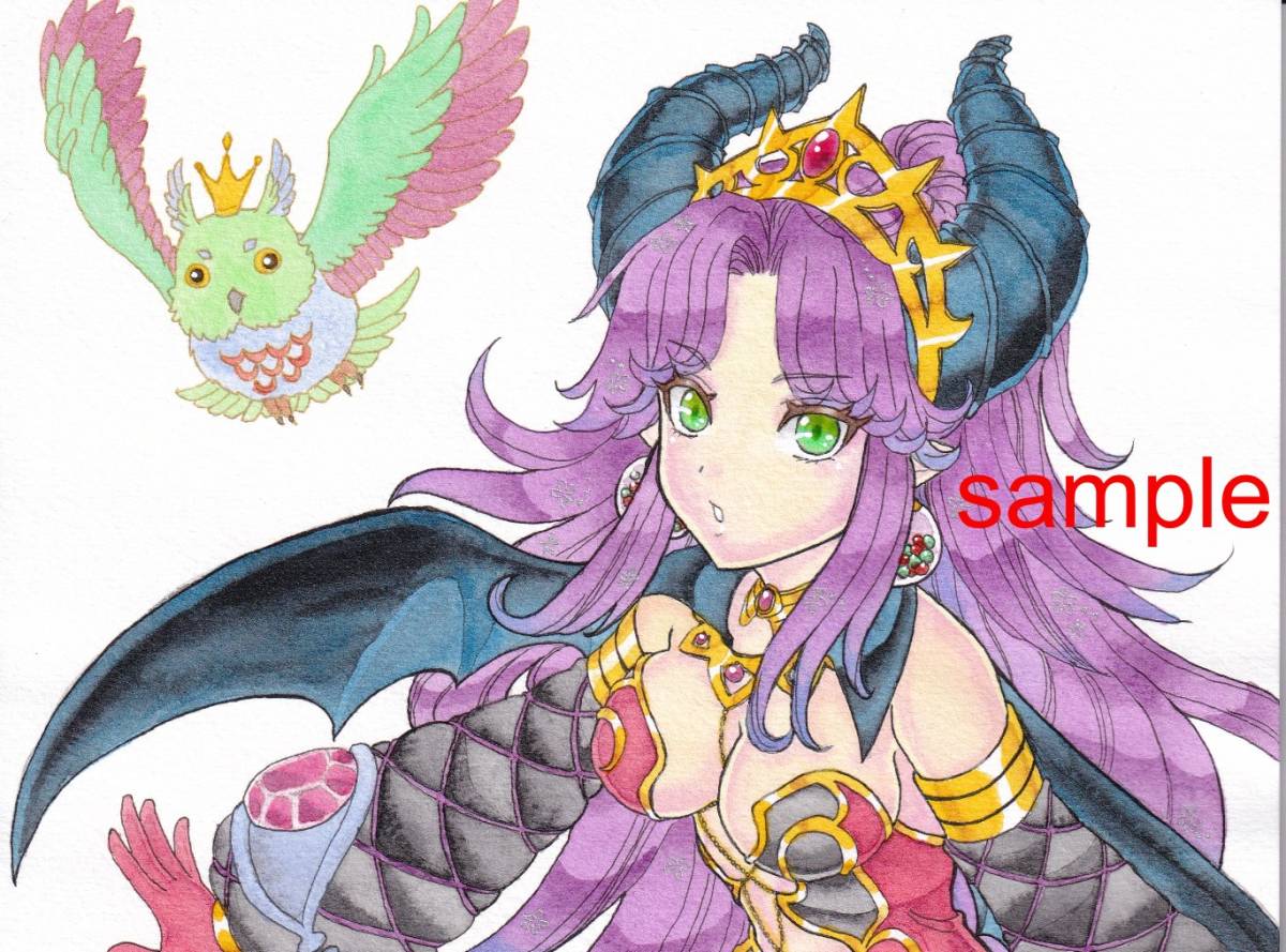 自作手描きイラスト サイズ 聖剣伝説3 アンジェラ スペルキャスター 手描きイラスト 売買されたオークション情報 Yahooの商品情報をアーカイブ公開 オークファン Aucfan Com