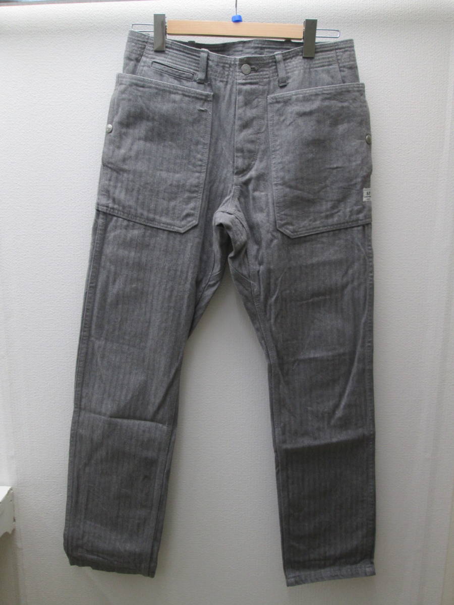 限定セール，人気 mo/390300/2006/ササフラス SASSAFRAS ボトム/グレー/サイズＭ(Mサイズ)｜売買されたオークション情報、yahooの商品情報をアーカイブ公開 - オークファン Mサイズ