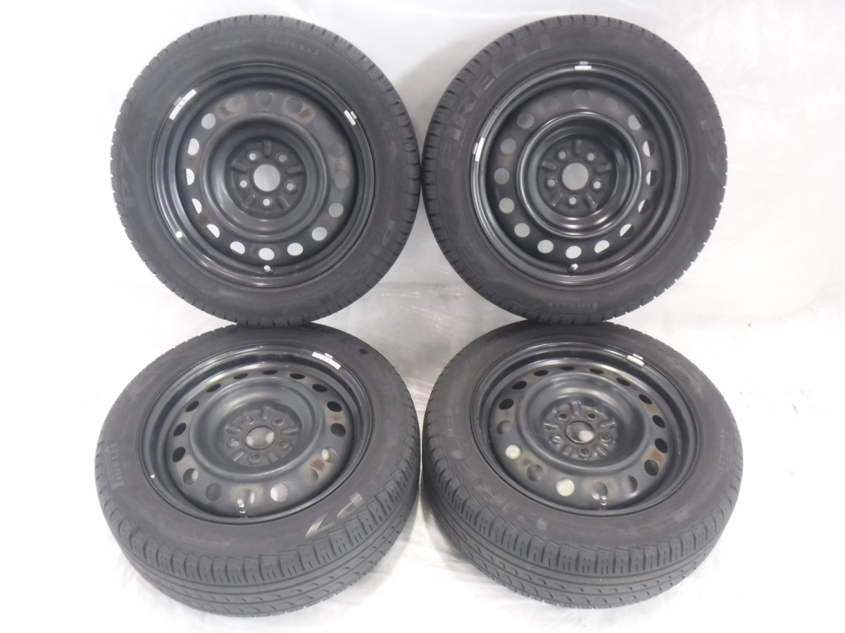 アベンシス 5H 100 6.5J +45 16インチ スチールホイール付 タイヤ付