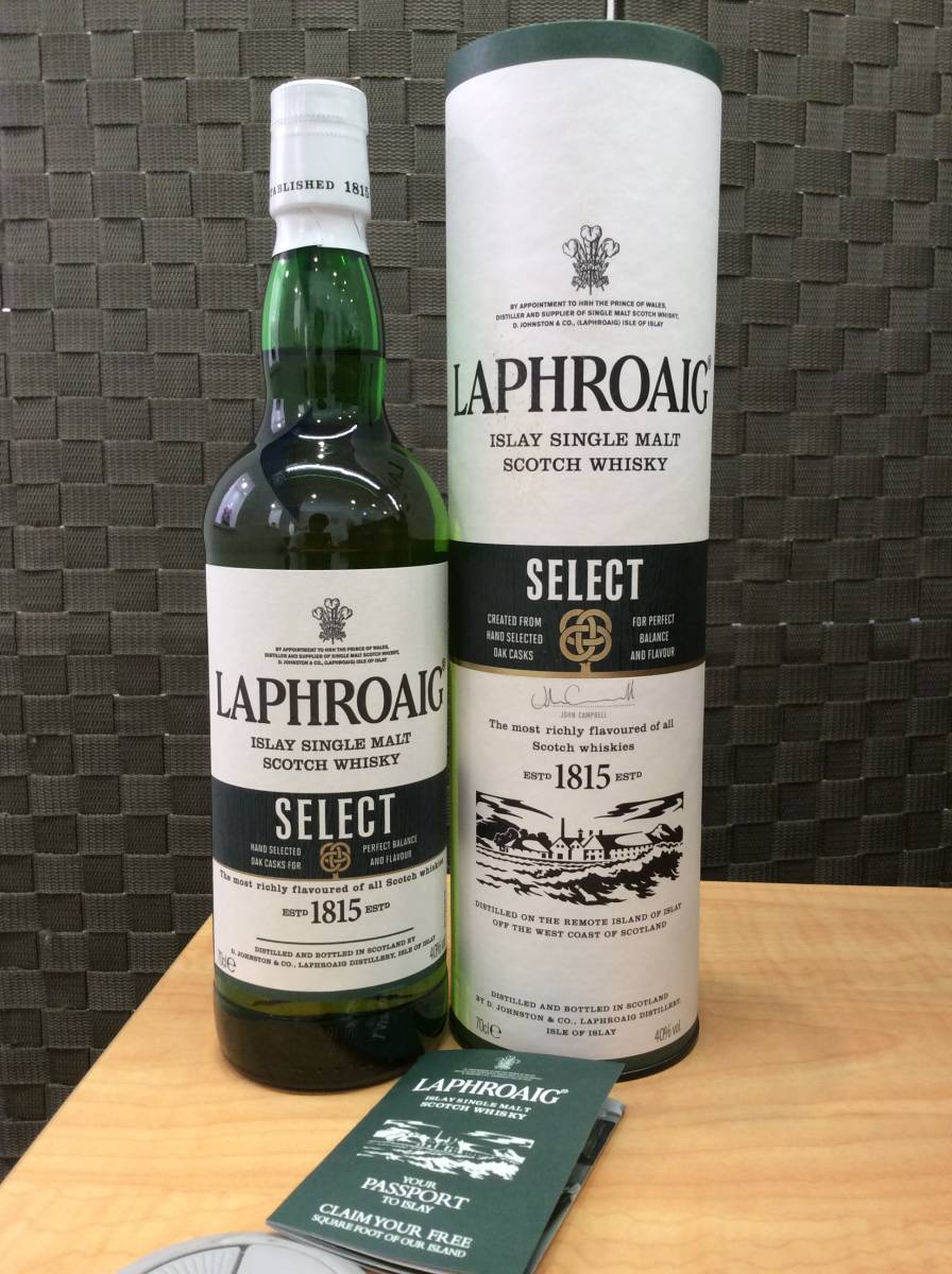  7977 未開栓 LAPHROAIG ラフロイグ セレクト 700ml 40％ スコッチウイスキー シングルモルト(スコッチ)｜売買されたオークション情報、yahooの商品情報をアーカイブ公開 - オークファン スコッチ