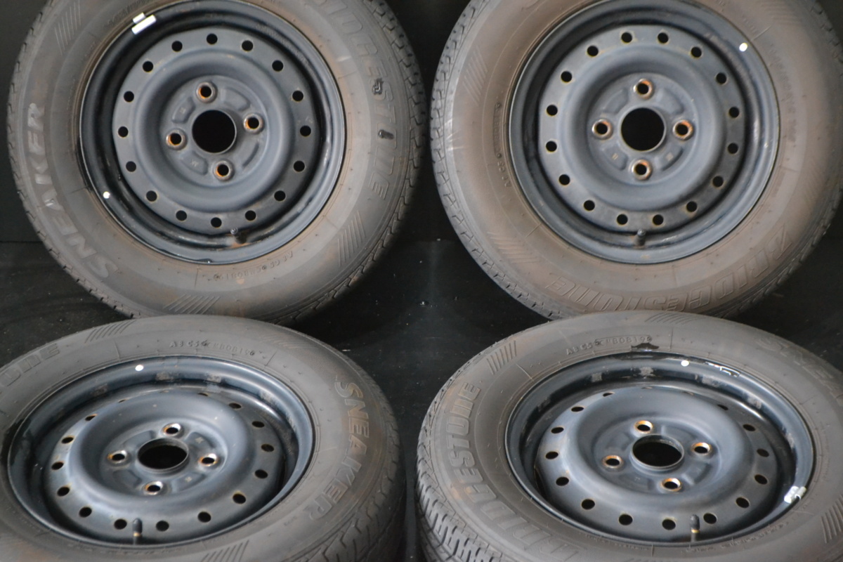 2019年製 バリ山 【 145/80R12 / 4J 100 4H 4本 】ブリヂストン 