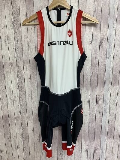  カステリ CASTELLI ワンピース トライスーツ ノースリーブ L 赤(Lサイズ)｜売買されたオークション情報、yahooの商品情報をアーカイブ公開 - オークファン 男性用