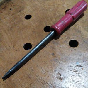 ホンダ技研工業 車載工具 整備用工具 マイナスドライバー 全長173.9mm. 旧ロゴ HM 赤柄 H