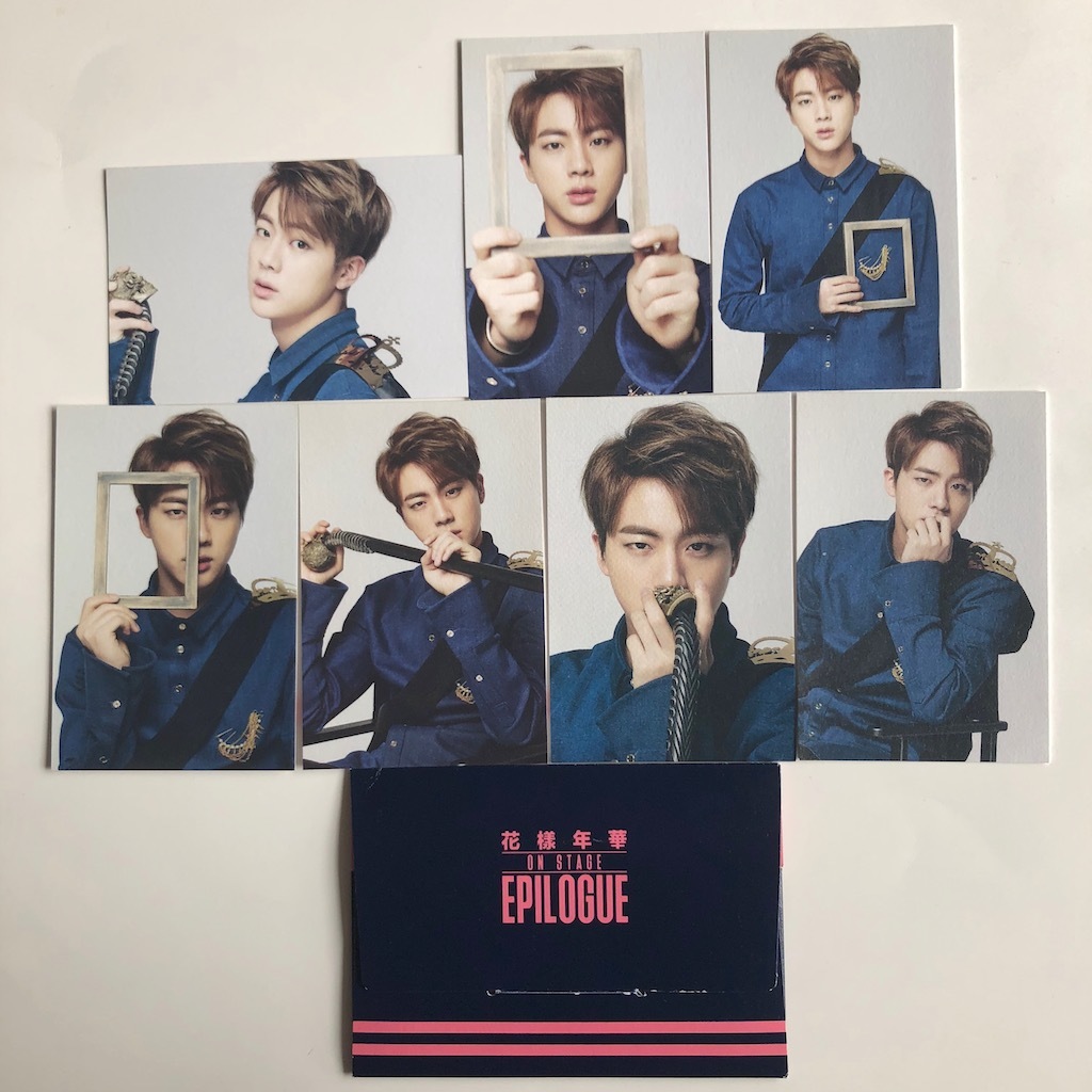 BTS 防弾少年団 花様年華 EPILOGUE MINI PHOTO JIN BTS 防弾少年団 ジン JIN ミニフォト コンプ 花様年華 ON STAGE
