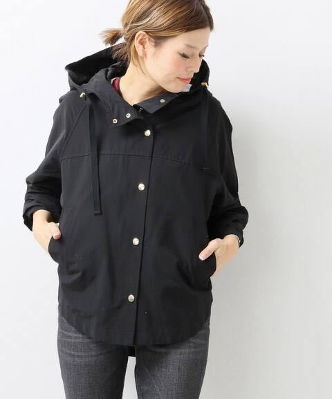 新品未使用 Deuxieme Classe C/N フードブルゾン 黒