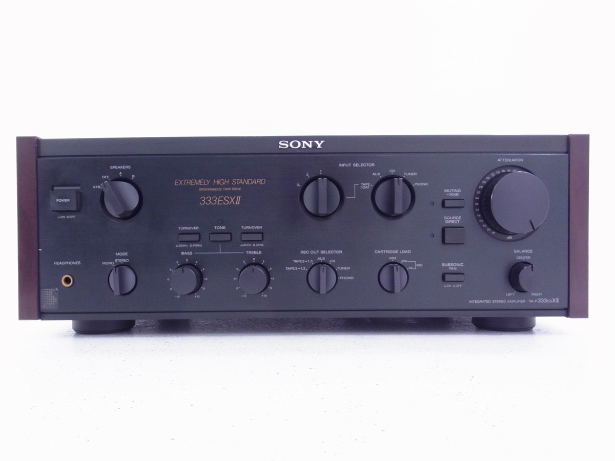 【ジャンク】SONY TA-F333ESXII プリメインアンプ △ ジャンク SONY プリメインアンプ TA-F333ESXII ソニー 音出し確認済