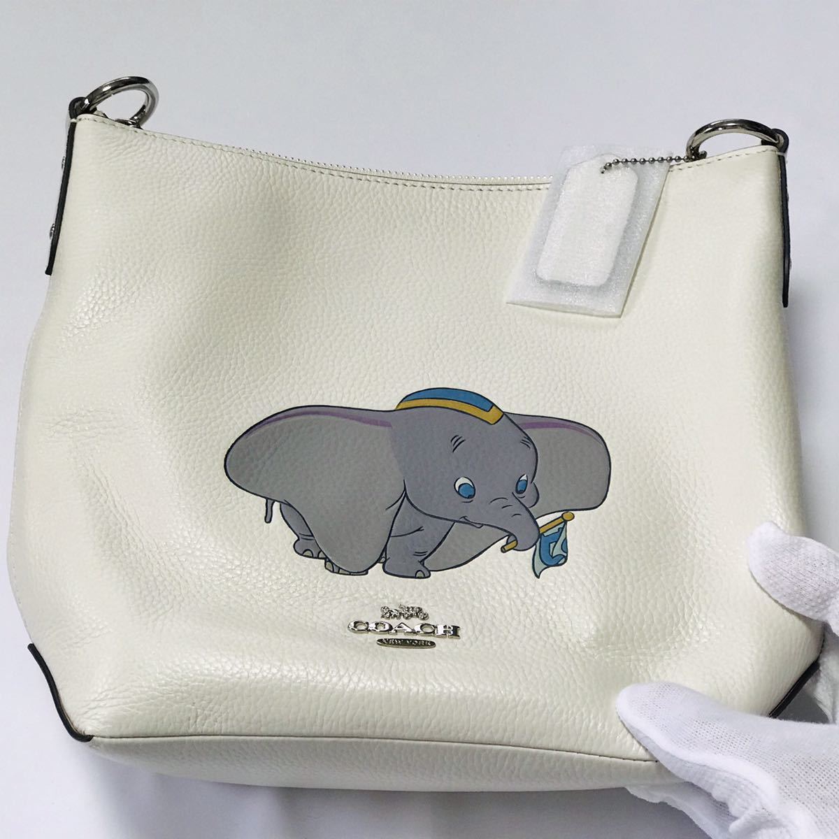 【送料無料，高品質】 品 COACH &times;ディズニーコラボ ダンボ 2Way バッグ 91123(ハンドバッグ)｜売買されたオークション情報、yahooの商品情報をアーカイブ公開 - オークファン かばん、バッグ