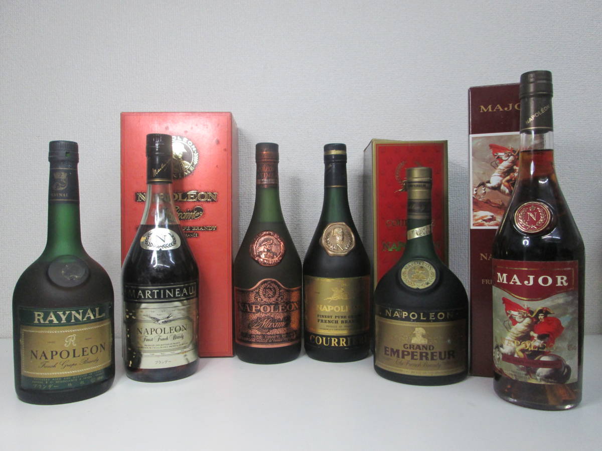 ☆古酒/各種ナポレオン 6本おまとめ(税無) ☆古酒/各種ナポレオン6本お