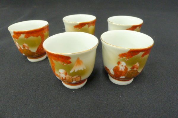九谷焼 急須 湯呑み : 5客 茶器 九谷焼煎茶セット 小鉢 煎茶茶碗3客