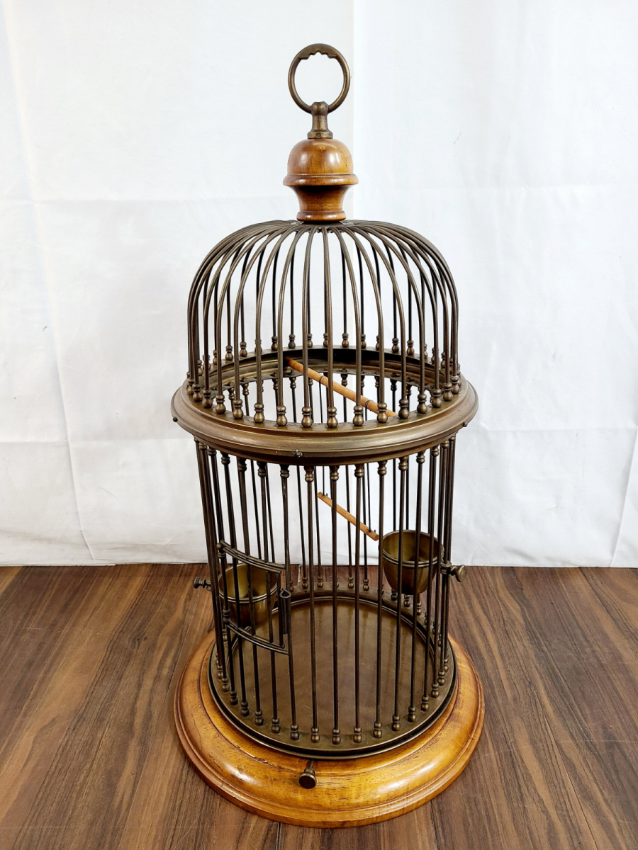 鳥籠　トリカゴ　鳥かご　底部開閉　側面開閉　レトロ　ヴィンテージ　オシャレ レトロ 鳥籠 鳥籠 トリカゴ 鳥かご 底部開閉 側面開閉 レトロ