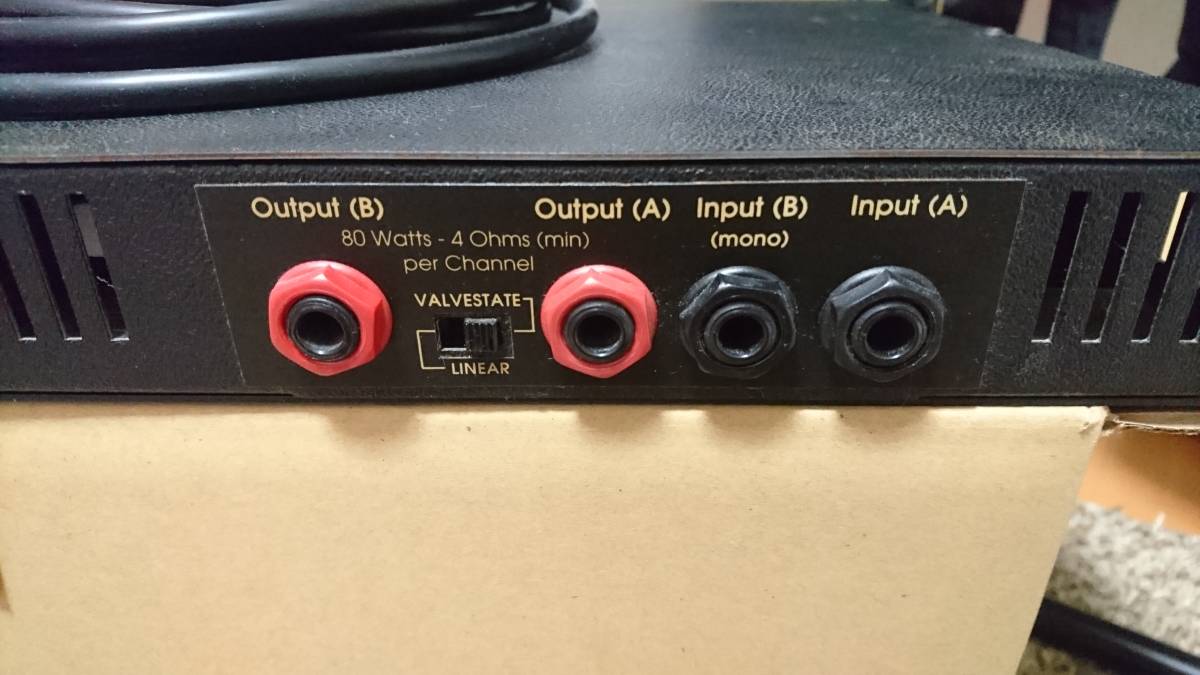 レア MARSHALL VALVESTATE 8008 1Uラックマウント パワーアンプ の入札 