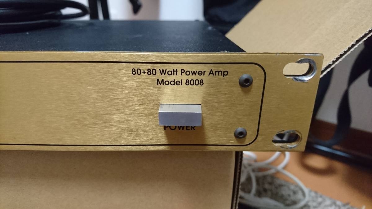レア MARSHALL VALVESTATE 8008 1Uラックマウント パワーアンプ の入札 