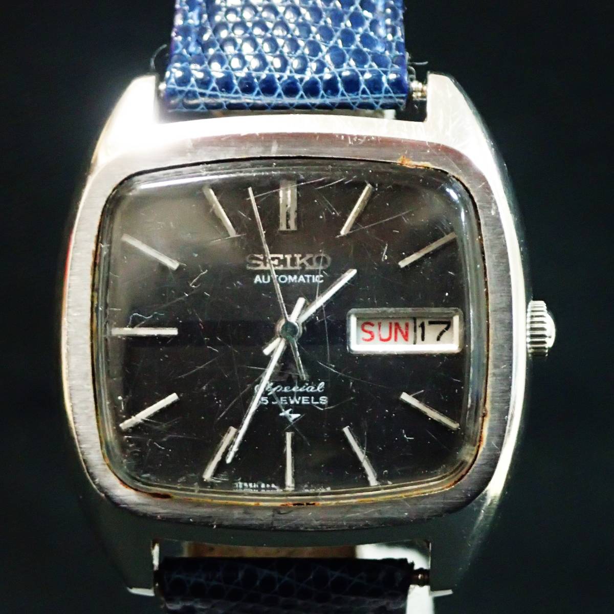 LM セイコー ロードマチック ⁄カットガラス⁄25石 稼働品⁄SEIKO 