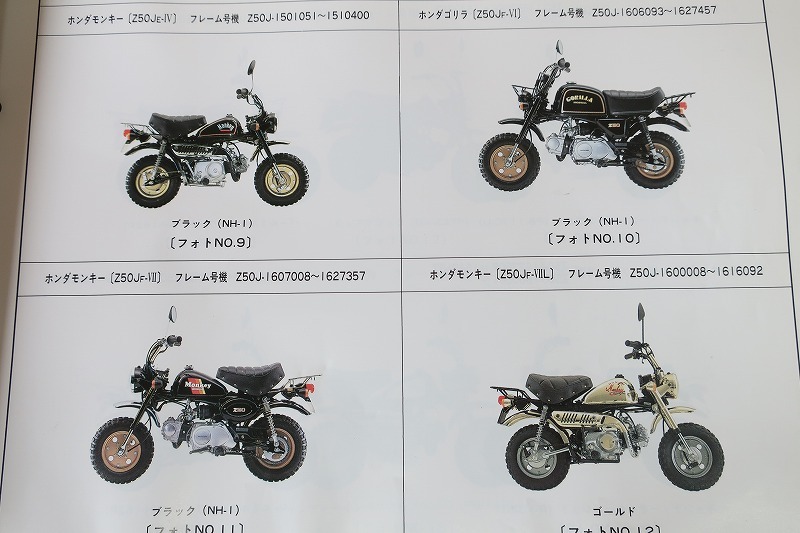 ゴリラ パーツリスト モンキー - HONDA メルカリ ホンダ Yahoo