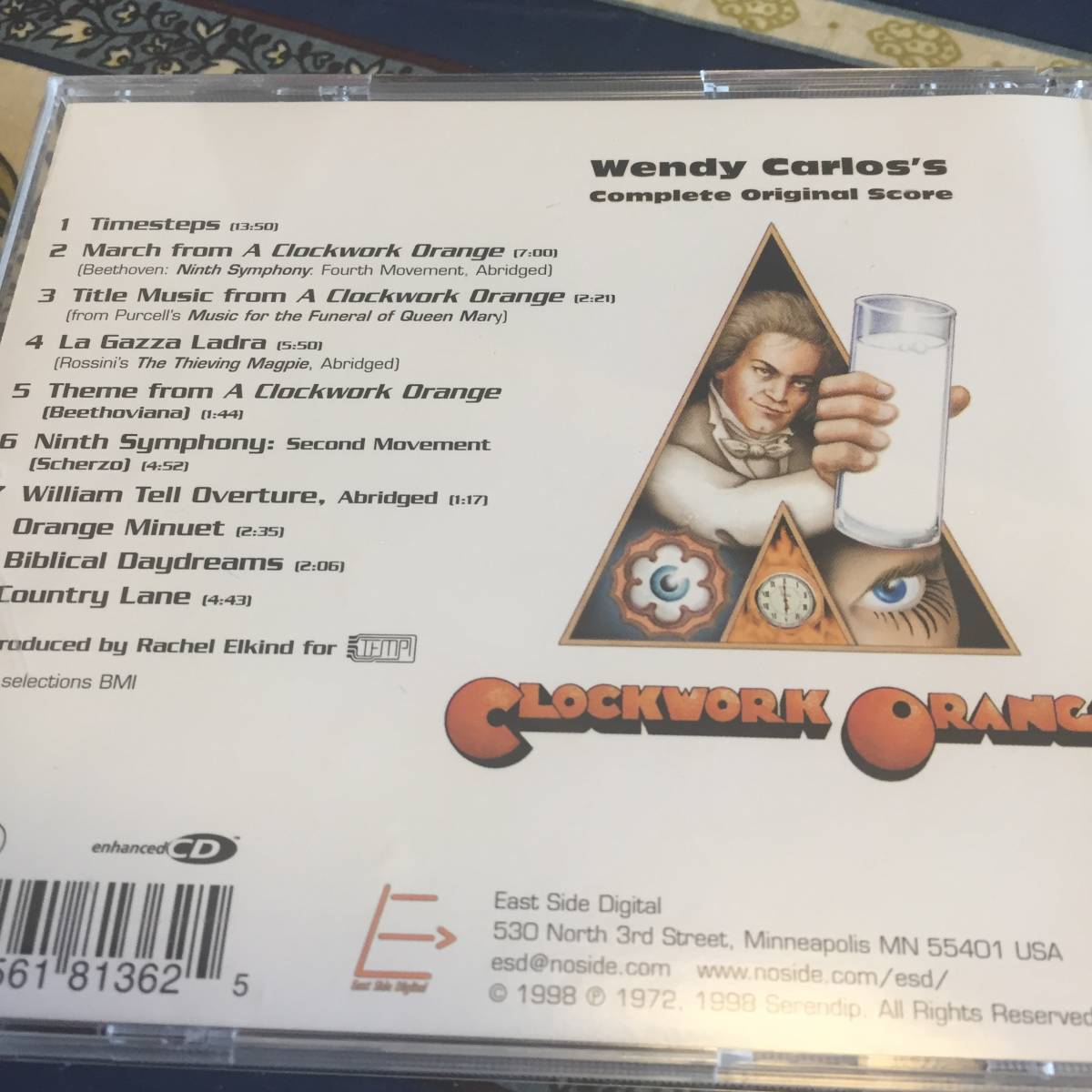 時計じかけのオレンジ オリジナル・サウンドトラック Wendy Carlos