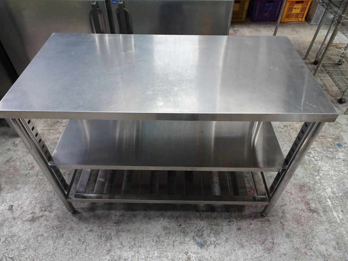 作業台 ステンレス 業務用 中古 調理台 w1200 d600 ステンレス作業台 