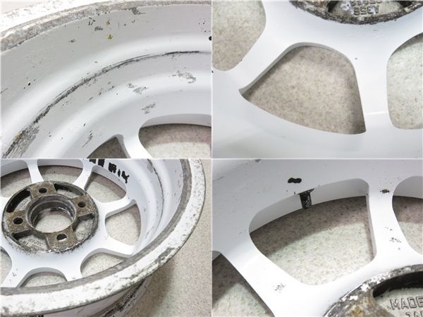 ENKEI SPORT 13インチ 5.5J +38 PCD100 4穴 2本セット 競技用 エンケイ 