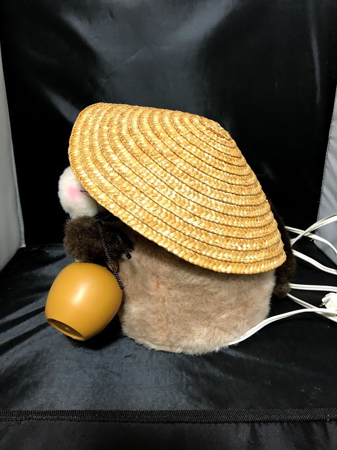 品 中嶋製作所 うちわ扇 たぬきのフーちゃん 扇風機 ぬいぐるみ 当時物