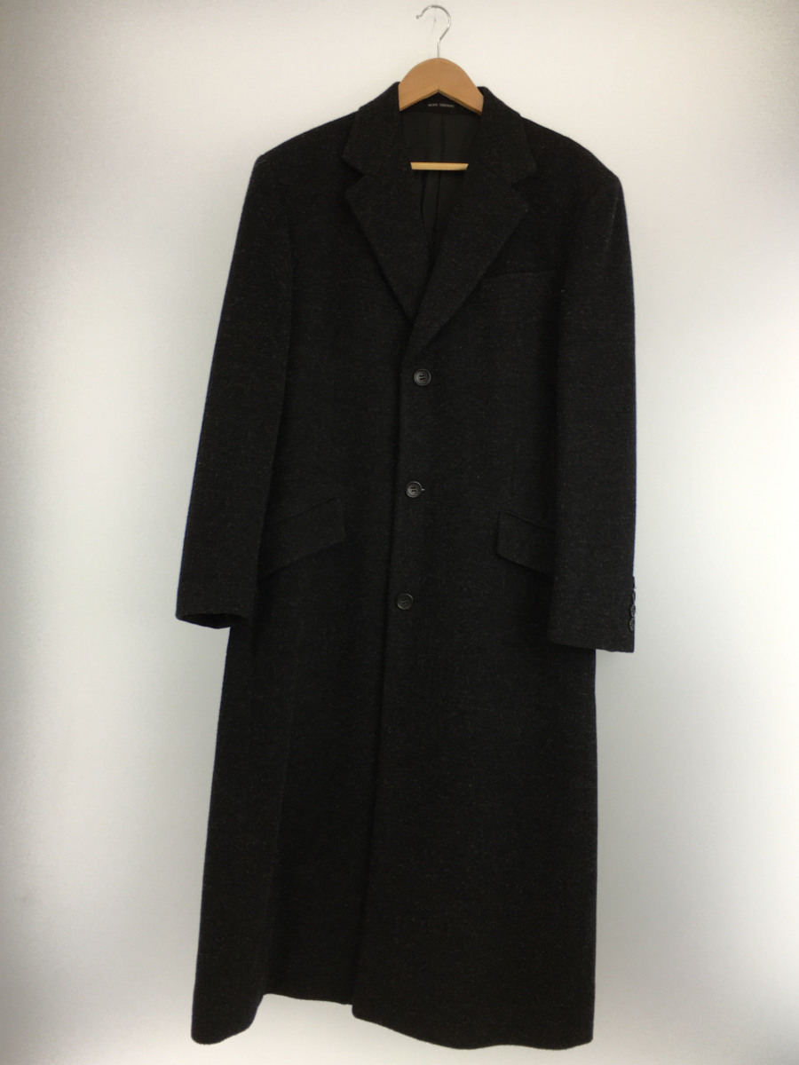  MEN&rsquo;S TENORAS TW-7522/MADE IN JAPAN/3Bチェスター/ロングコート/L/ウール/BLK/無地/(Lサイズ)｜売買されたオークション情報、yahooの商品情報をアーカイブ公開 - オークファン Lサイズ