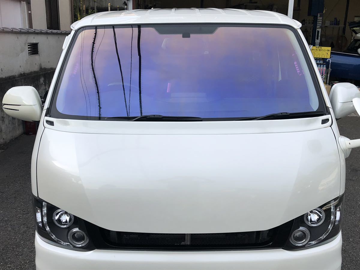 ハイエース ワイド 200 KDH ゴースト オーロラ フロントガラス