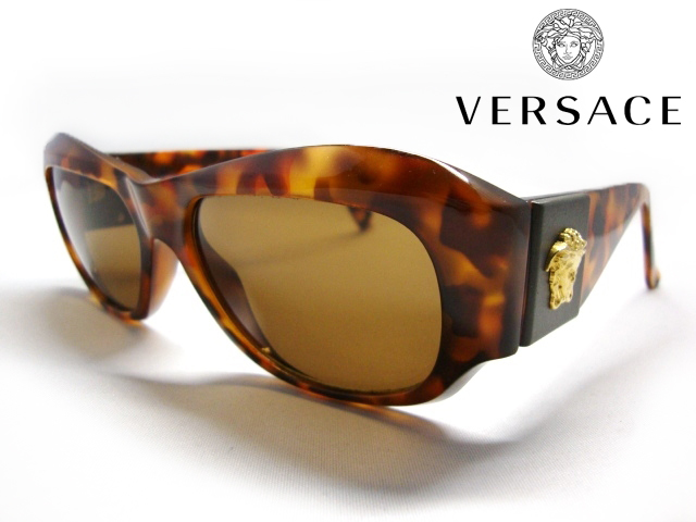 定価3.2万 イタリア製GIANNI VERSACEメデューサ サングラス トータスx