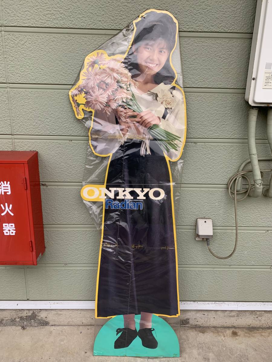 南野陽子 南野陽子 等身大 パネル 美品 onkyo アイドル 昭和 レア
