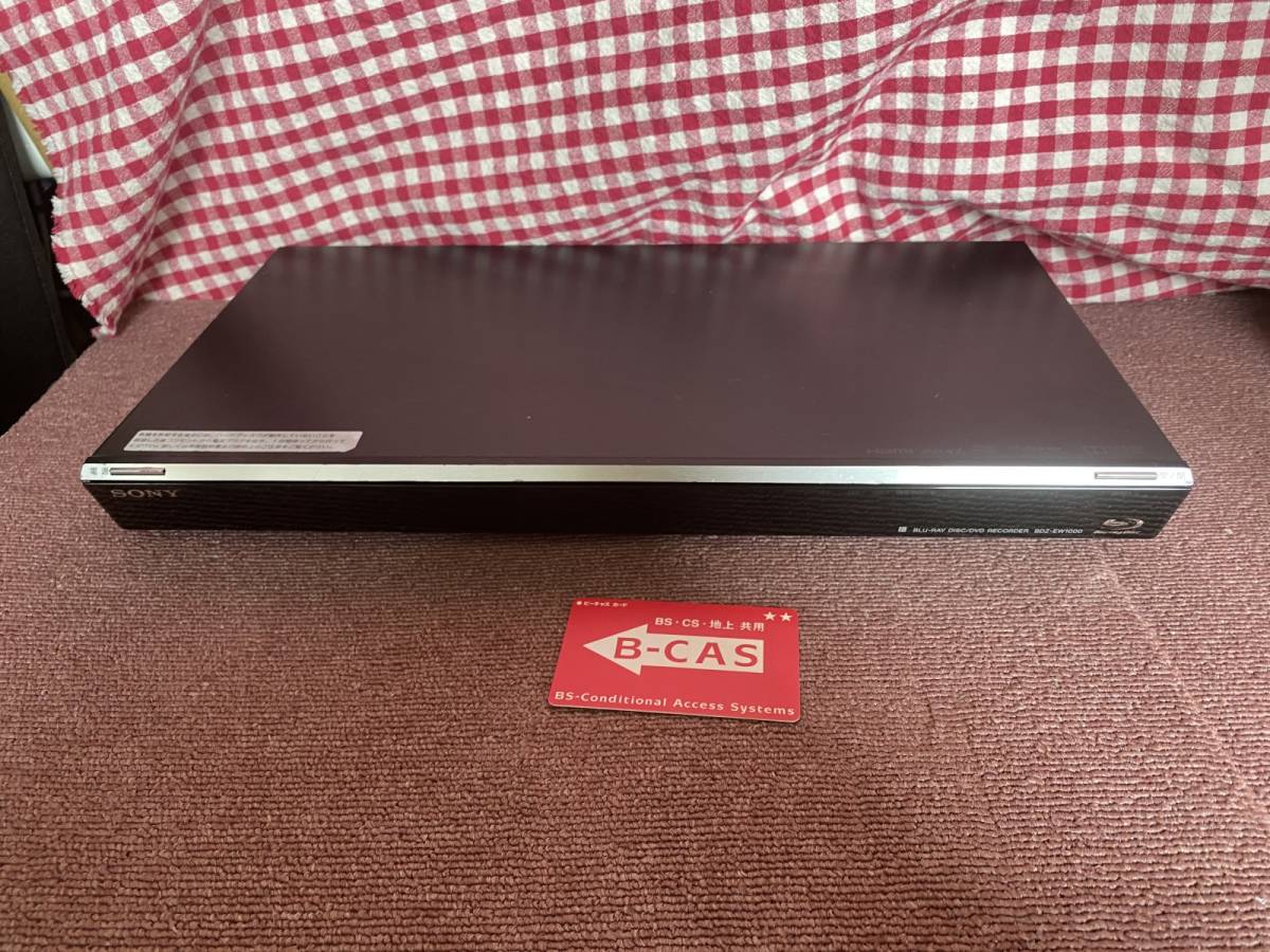 SONY ソニー ブルーレイレコーダー BDZ-EW1000 1TB 2チューナー 2013年