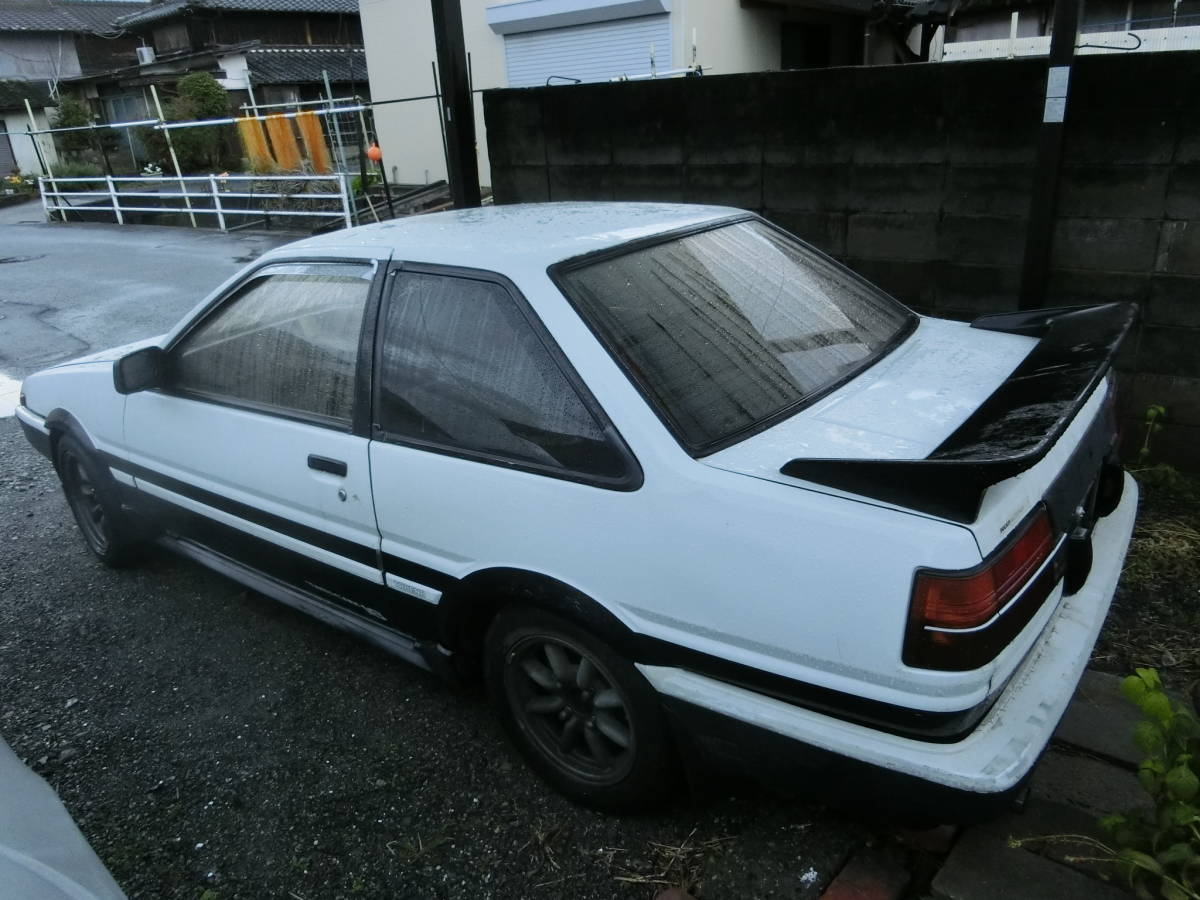 Ae86 トレノ 2dr 部品取り車 書類無し スプリンタートレノ 掘り出し中古車 売買されたオークション情報 Yahooの商品情報をアーカイブ公開 オークファン Aucfan Com