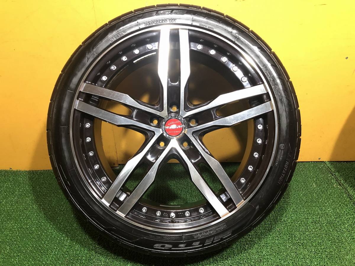KYOHO AME シャレン XF-55 20インチ - アルファード 20系 DBA-ANH25W