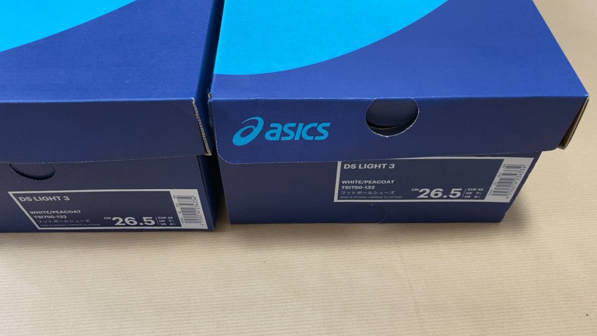 大人気，お得 アシックス サッカースパイク DS LIGHT 3 26.5cm ２セット(26.5cm)｜売買されたオークション情報、yahooの商品情報をアーカイブ公開 - オークファン シューズ
