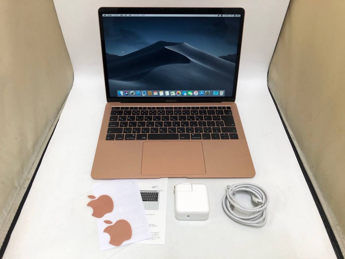 44 美品 充放電回数 7回 Apple MacBook Air 2019 13.3インチ MVFM2J/A