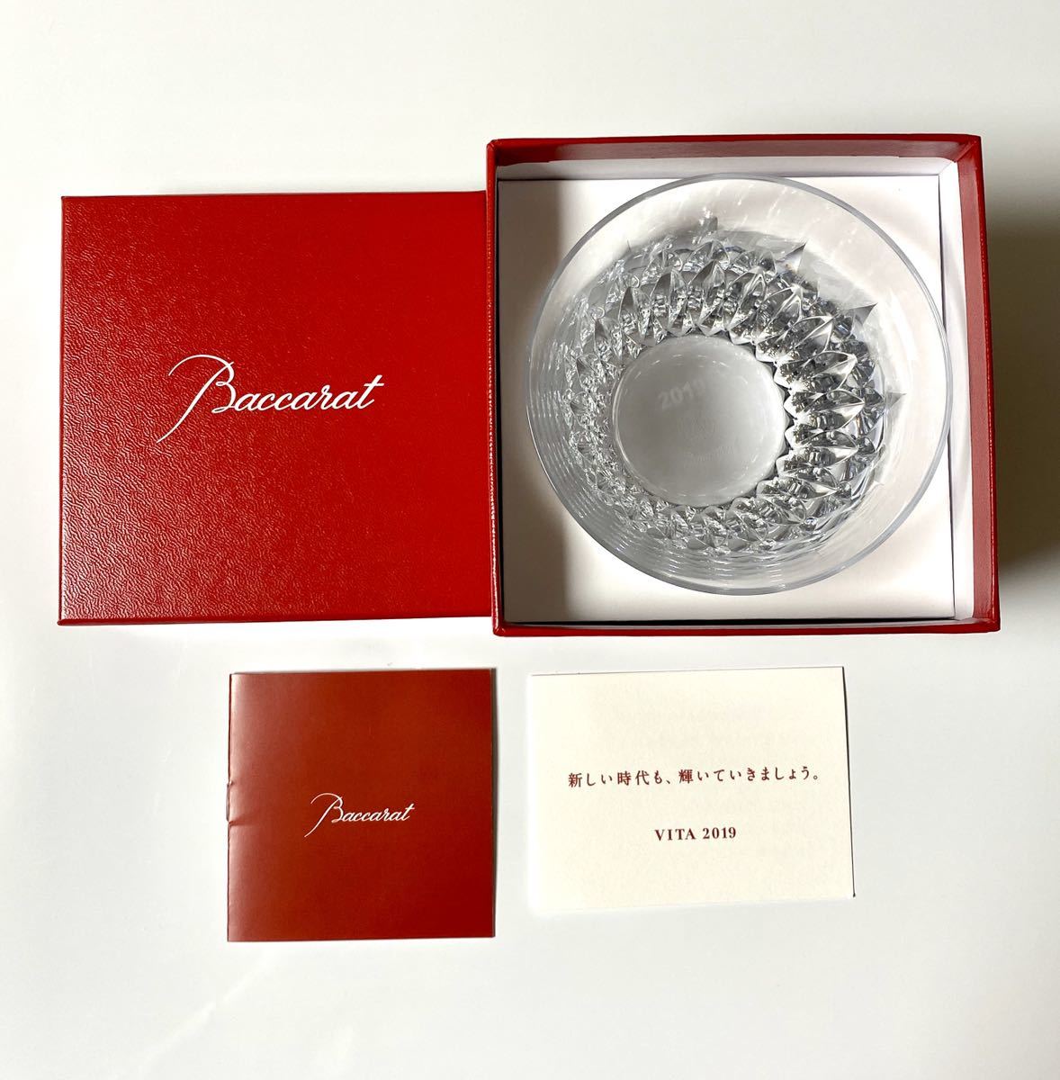 【新作，低価】 品 Baccarat バカラ タンブラー VITA ヴィータ 2019 イヤー 1客 クリスタルガラス 箱付き ③(バカラ)｜売買されたオークション情報、yahooの商品情報をアーカイブ公開 - オークファン バカラ