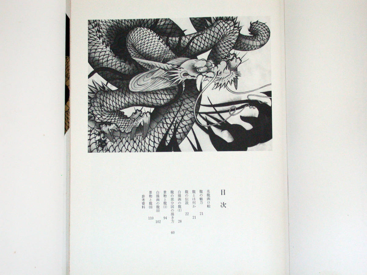 百龍の図　鑑賞と描法　寺野丹齋著 百龍の図』・鑑賞と描法：寺野丹齋／続・『龍の描き方』・著者：寺野丹