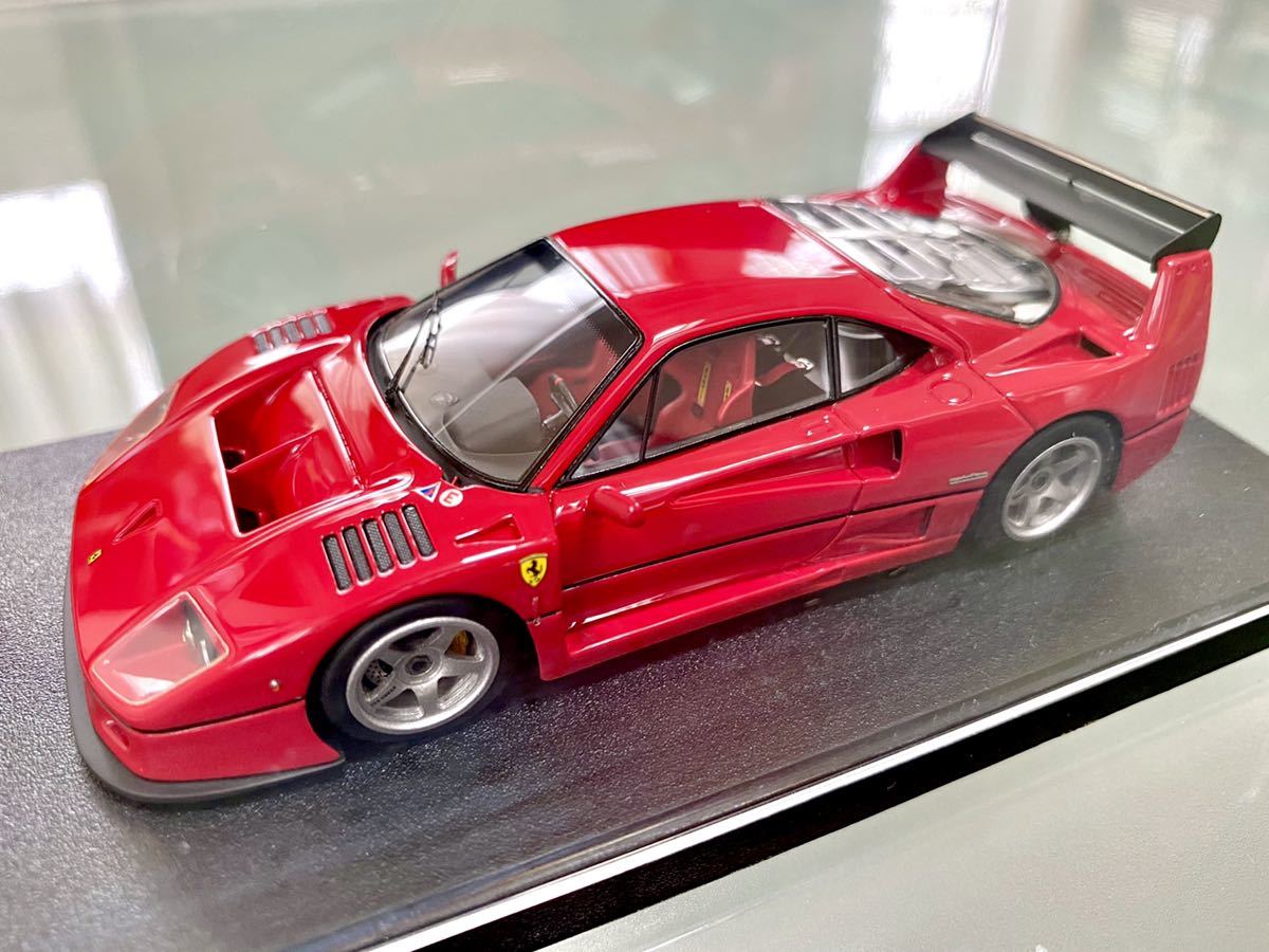 1⁄43 限定 メイクアップ アイドロン F40 GTE ストリート ブラック
