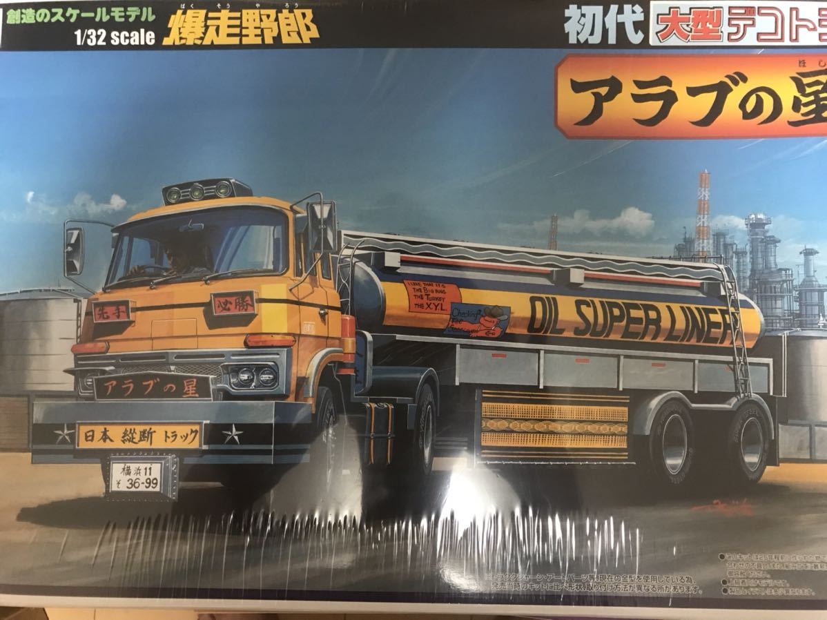 1⁄32 アオシマ 2026年最新Yahoo!オークション 爆走野郎 -32大型 