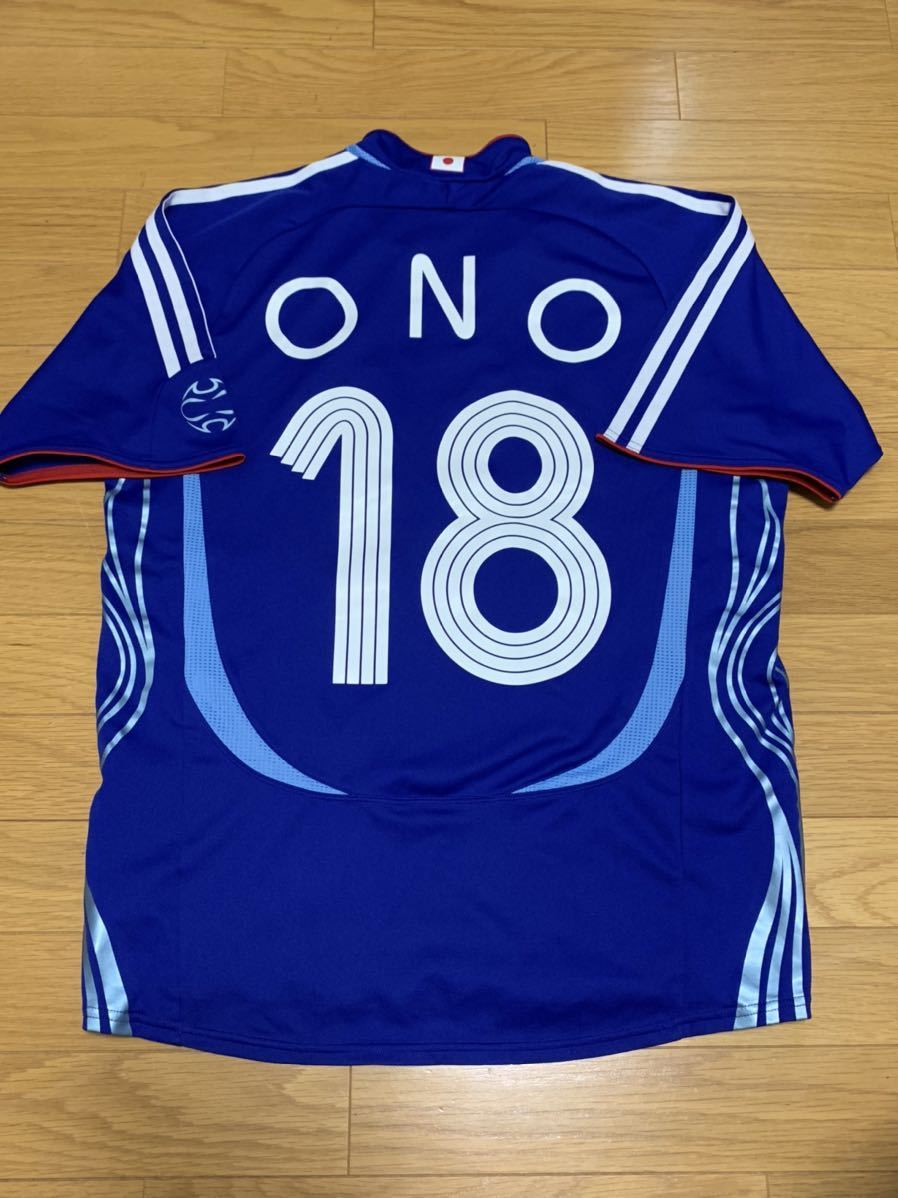 ☆正規品☆日本代表2006(H) #18 小野伸二 ドイツW杯着用モデル 半袖