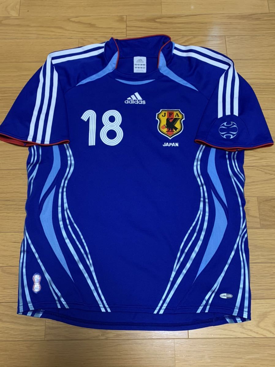 ☆正規品☆日本代表2006(H) #18 小野伸二 ドイツW杯着用モデル 半袖