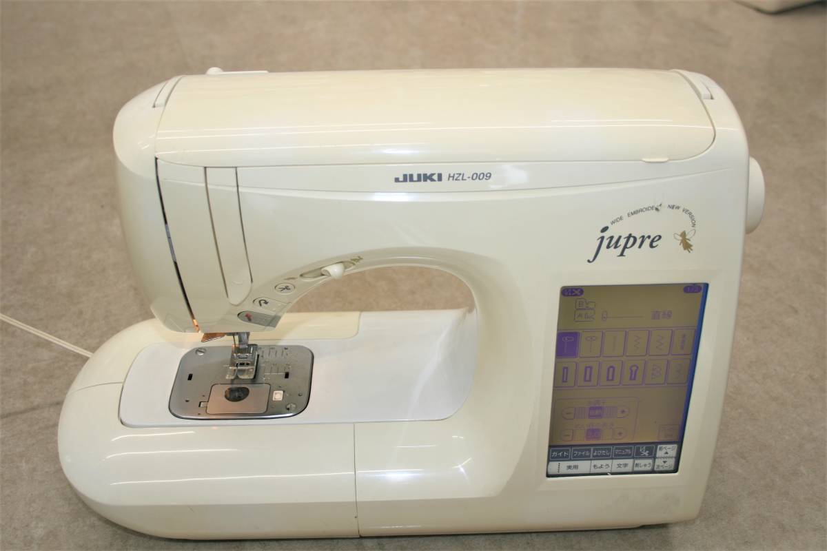 公式ショップ JUKI コンピューター刺しゅうミシン Jupre HZL-009 中古品