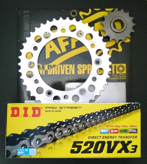 バリオス 91-96 DIDチェーン&スプロケット チェーンキット バリオス 91