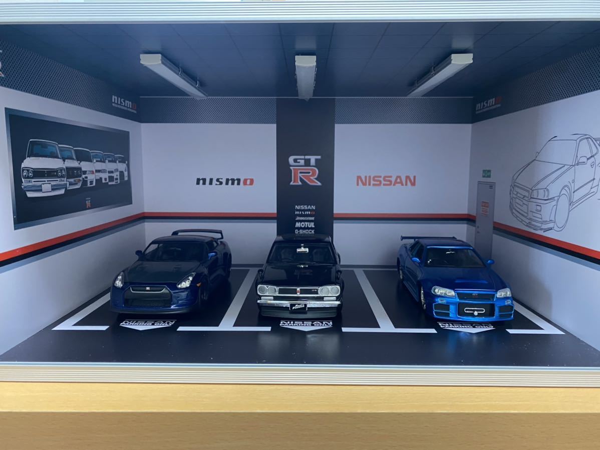 1⁄24 GT-R NISSAN ミニカー スカイライン ジオラマ 日産 ライト点灯