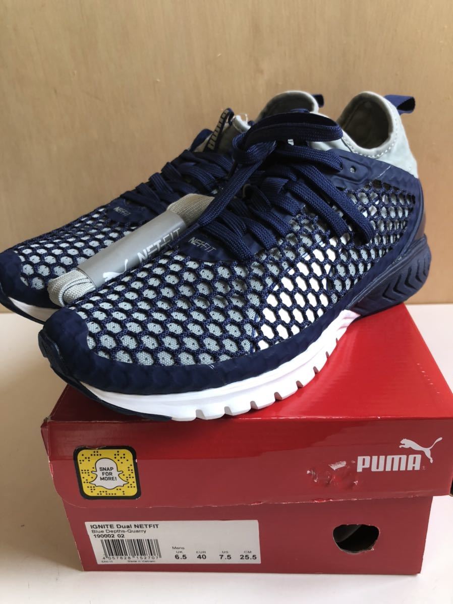 人気定番，2026 25.5cm プーマ ランニングシューズ イグナイト デュアル 190002 NETFIT PUMA(25.5cm)｜売買されたオークション情報、yahooの商品情報をアーカイブ公開 - オークファン 25.5cm