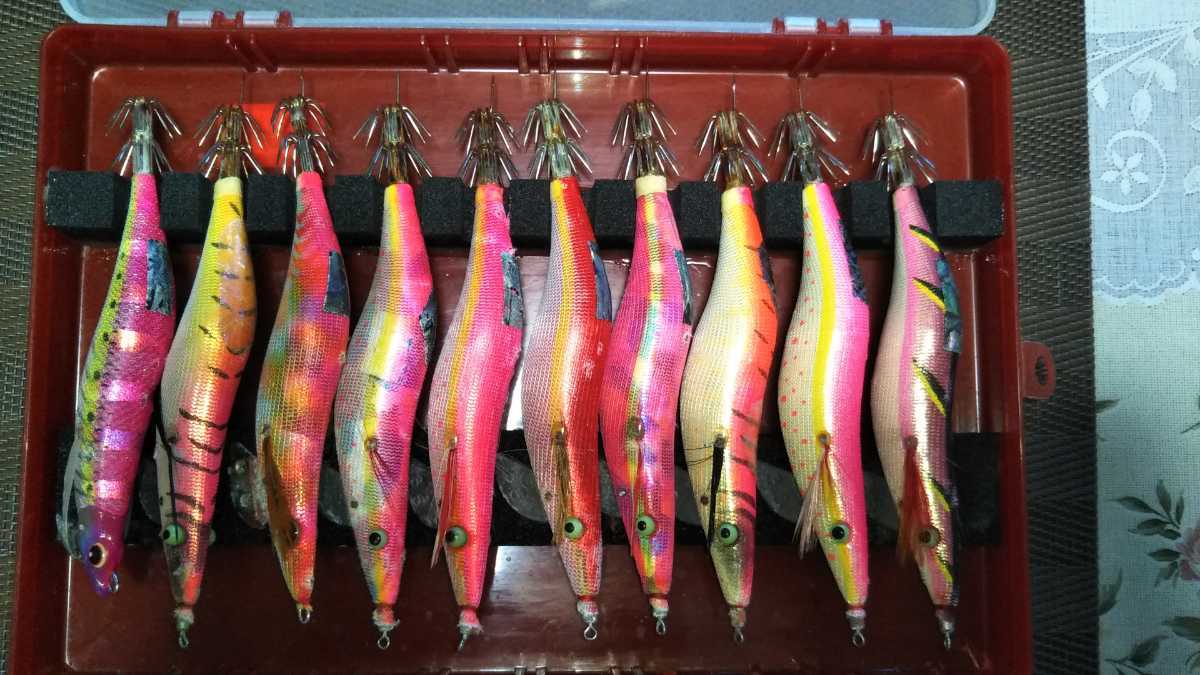YO-ZURI アオリーQ エギ 19本セット 3.5号 3.0号 YO-ZURI DUEL・YO-